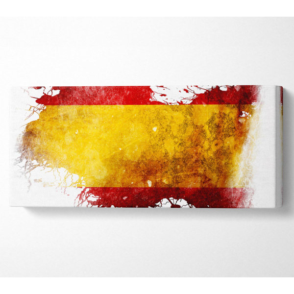 Perspections Spanische Farben Karte Panoramaleinwand Wayfair De